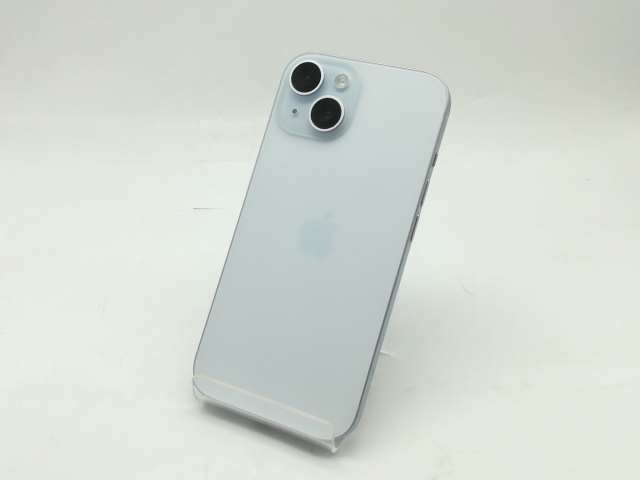【中古】Apple 国内版 【SIMフリー】 iPhone 15 256GB ブルー MTMR3J/A【大須アメ横】保証期間１ヶ月【ランクA】