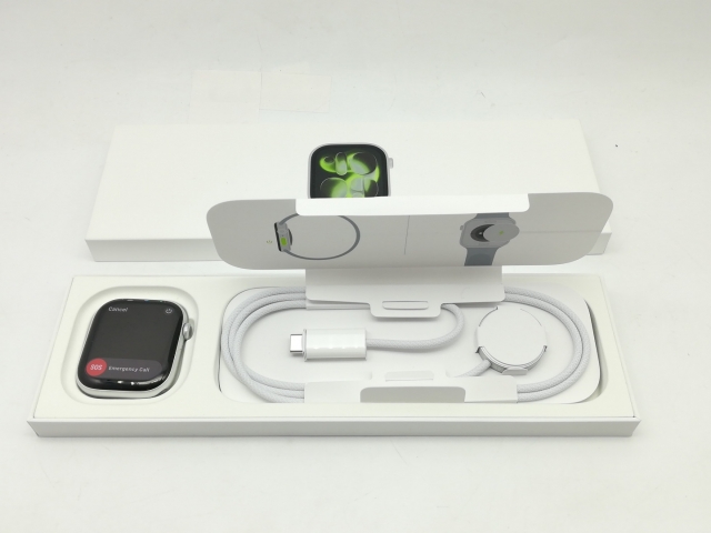【中古】Apple Apple Watch Series11 46mm Cellular シルバーアルミニウムケース (バンド無し)【広島】保証期間１ヶ月【ランクA】_6