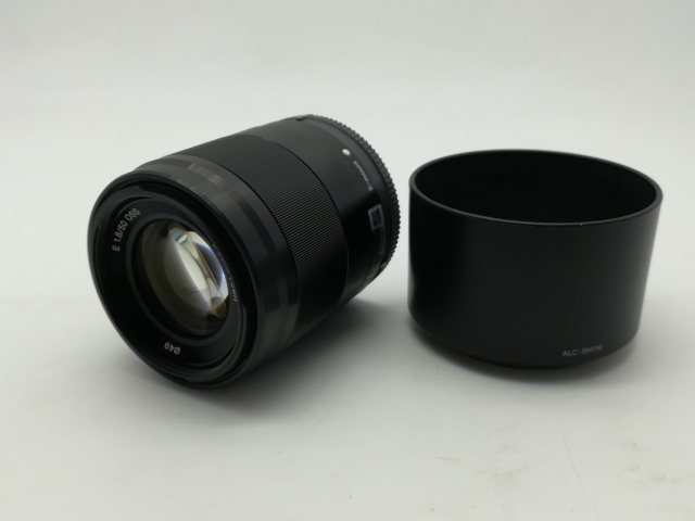 【中古】SONY E 50mm F1.8 OSS (SEL50F18) ブラック (SONY Eマウント/APS-C)【広島】保証期間１ヶ月【ランクA】