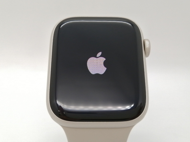 【中古】Apple Apple Watch Series7 45mm Cellular スターライトアルミ/スポーツバンド スターライト【三宮センター】保証期間１ヶ月【ランクB】