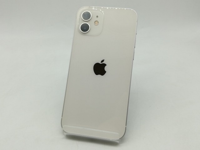 【中古】Apple au 【SIMロック解除済み】 iPhone 12 64GB ホワイト MGHP3J/A【大須2】保証期間１ヶ月【ランクA】