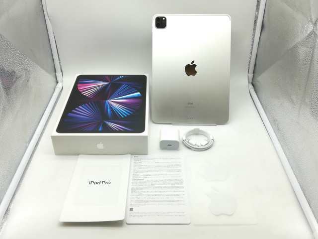 【中古】Apple iPad Pro 11インチ（第3世代） Wi-Fiモデル 128GB シルバー MHQT3J/A【大須アメ横】保証期間１ヶ月【ランクB】