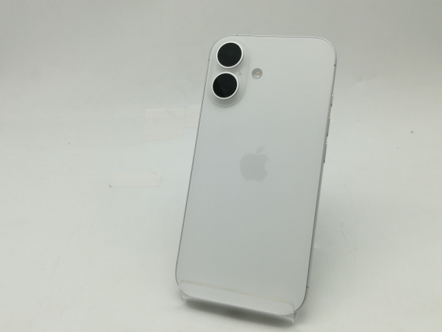 【中古】Apple 国内版 【SIMフリー】 iPhone 16 256GB ホワイト MYDX3J/A【仙台駅東口】保証期間１ヶ月【ランクA】