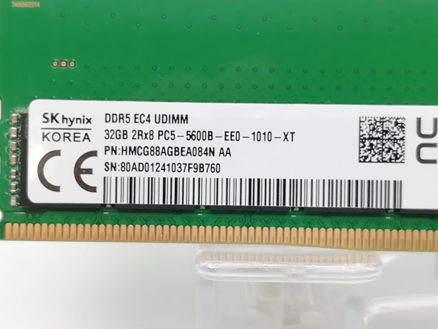 【中古】DDR5 32GB 2枚組（合計64GB） DDR5-5600(PC5-44800)【デスクトップPC用】【ECセンター】保証期間１週間_5