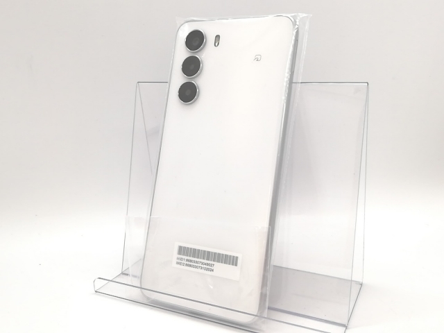 中古〕ZTE nubia S 5G 128GB ホワイト A403ZT Y!mobile SIMフリー〔269-ud