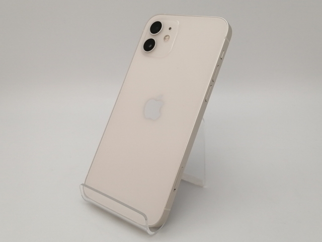 【中古】Apple au 【SIMロック解除済み】 iPhone 12 64GB ホワイト MGHP3J/A【三宮センター】保証期間１ヶ月【ランクB】