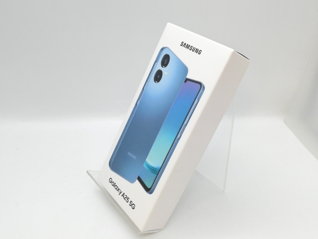 【未使用】SAMSUNG au 【SIMフリー】 Galaxy A25 5G ブルー 4GB 64GB SCG33【京都】保証期間３ヶ月
