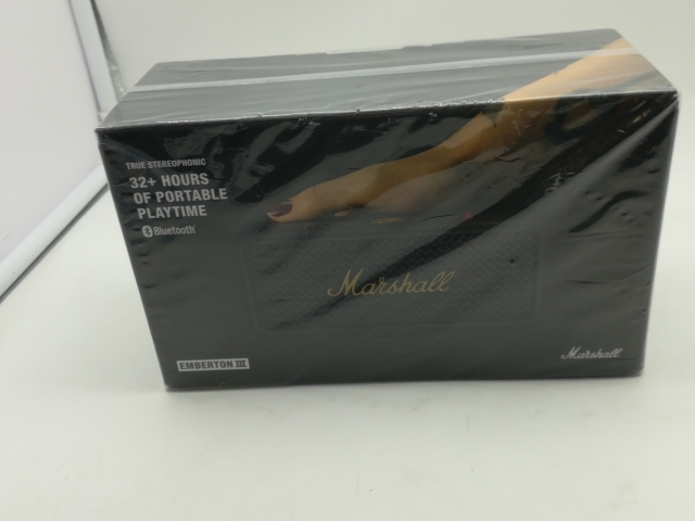 未使用】Marshall Emberton III [Black and Brass]【広島】保証期間1週間