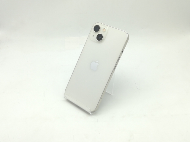 【中古】Apple docomo 【SIMフリー】 iPhone 13 128GB スターライト MLND3J/A【広島】保証期間１ヶ月【ランクC】