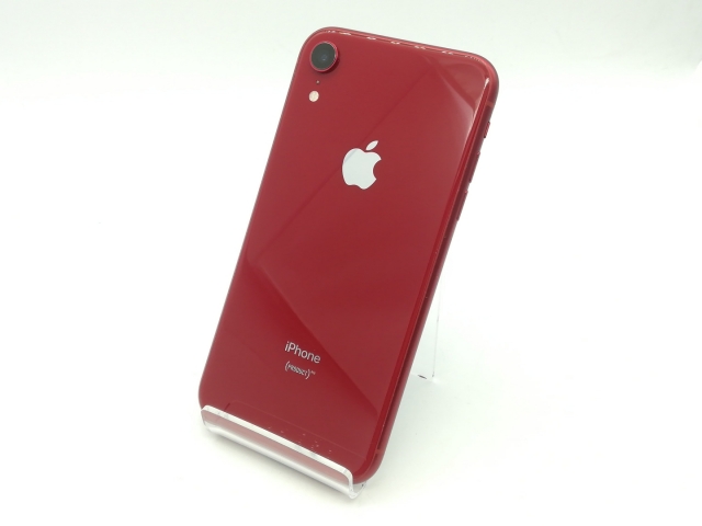 【中古】Apple docomo 【SIMロック解除済み】 iPhone XR 64GB (PRODUCT)RED MT062J/A【広島】保証期間１ヶ月【ランクB】