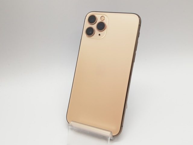 【中古】Apple au 【SIMロック解除済み】 iPhone 11 Pro 64GB ゴールド MWC52J/A【府中ル・シーニュ】保証期間１ヶ月【ランクC】