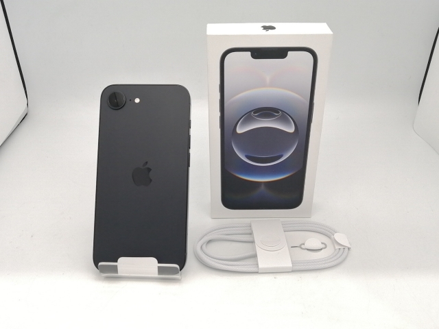 【未使用】Apple UQmobile 【SIMフリー】 iPhone 16e 128GB ブラック MD1Q4J/A【広島本通】保証期間３ヶ月_3