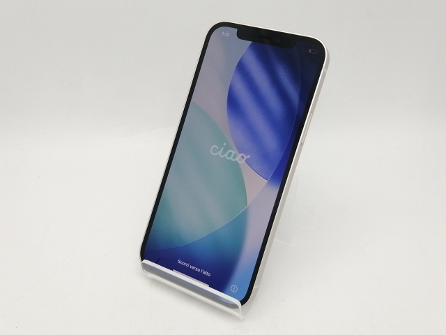 【中古】Apple UQmobile 【SIMロック解除済み】 iPhone 12 64GB ホワイト MGHP3J/A【広島本通】保証期間１ヶ月【ランクB】_1
