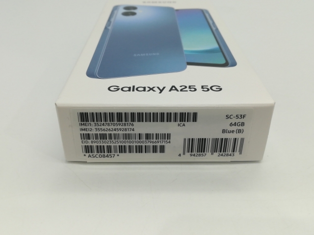 ⭐︎新品未開封品⭐︎GalaxyA25（docomo）ライトブルー Galaxy 新品未開封 A25 5G SC-53F 4G+64G docomo [ライト ブルー