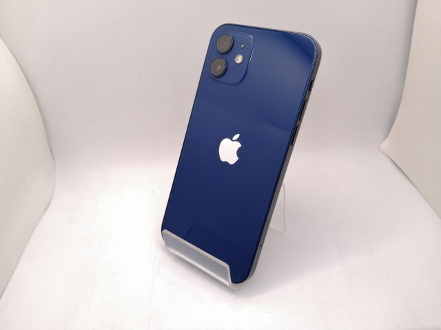 【中古】Apple SoftBank 【SIMロック解除済み】 iPhone 12 64GB ブルー MGHR3J/A【三宮駅前】保証期間１ヶ月【ランクC】