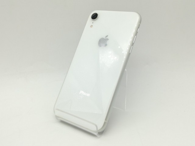 【中古】Apple au 【SIMロック解除済み】 iPhone XR 64GB ホワイト MT032J/A【広島】保証期間１ヶ月【ランクC】