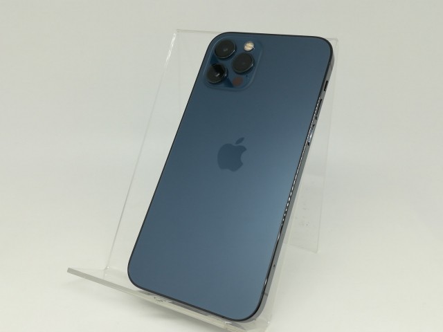 【中古】Apple iPhone 12 Pro 256GB パシフィックブルー （国内版SIMロックフリー） MGMD3J/A【広島】保証期間１ヶ月【ランクB】