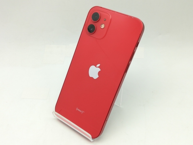 【中古】Apple au 【SIMロック解除済み】 iPhone 12 64GB (PRODUCT)RED MGHQ3J/A【大須】保証期間１ヶ月【ランクB】
