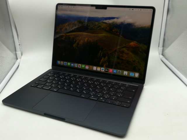 【中古】Apple MacBook Air 13インチ CTO (M2・2022) ミッドナイト M2(CPU:8C/GPU:8C)/8G/512G/30W AC【福岡天神】保証期間１ヶ月【ラン