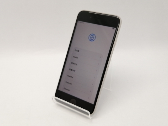 【中古】【赤ロム保証あり】Apple au 【SIMフリー】 iPhone SE（第3世代） 128GB スターライト MMYG3J/A【広島本通】保証期間１ヶ月【ランクB】_1
