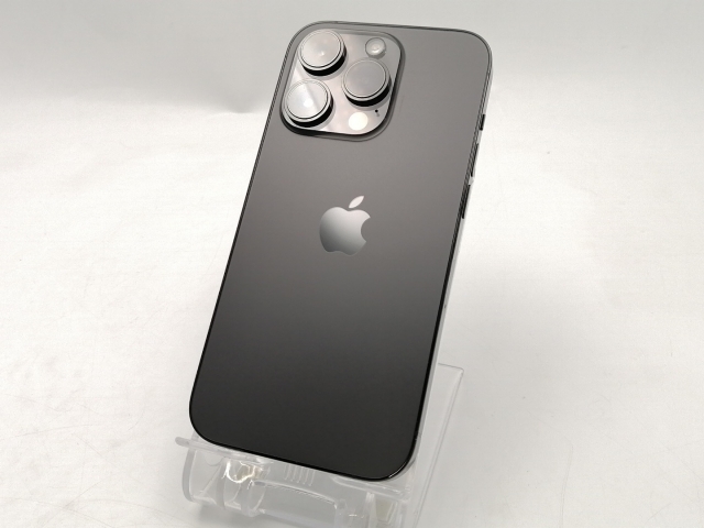 【中古】Apple 楽天モバイル 【SIMフリー】 iPhone 14 Pro 128GB スペースブラック MPXU3J/A【ECセンター】保証期間１ヶ月【ランクB】