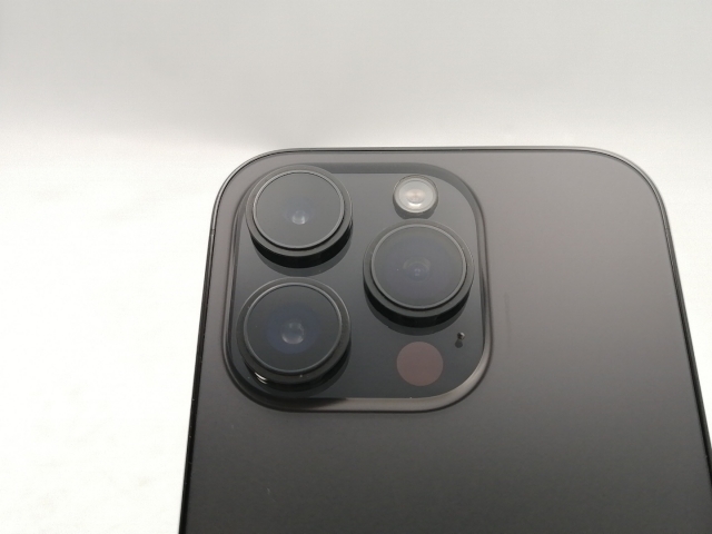 【中古】Apple 楽天モバイル 【SIMフリー】 iPhone 14 Pro 128GB スペースブラック MPXU3J/A【ECセンター】保証期間１ヶ月【ランクB】