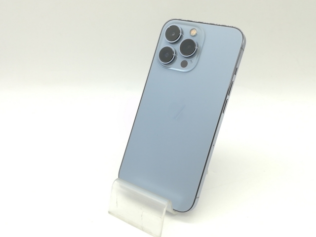 【中古】Apple 国内版 【SIMフリー】 iPhone 13 Pro 256GB シエラブルー MLUU3J/A【広島】保証期間１週間【ランクC】