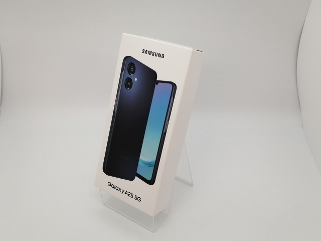 【未使用】SAMSUNG ymobile 【SIMフリー】 Galaxy A25 5G ブラック 4GB 64GB SCSBC2【三宮センター】保証期間３ヶ月
