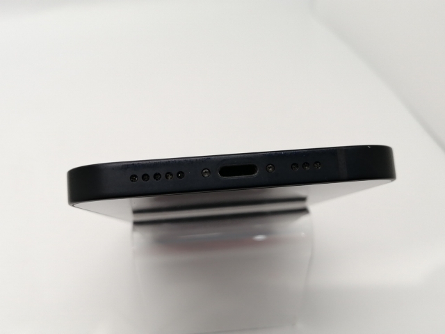【中古】Apple docomo 【SIMロック解除済み】 iPhone 12 64GB ブラック MGHN3J/A【広島本通】保証期間１ヶ月【ランクB】