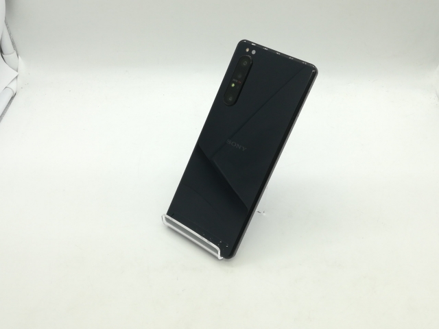 中古】SONY au 【SIMロック解除済み】 Xperia 1 II ブラック 8GB