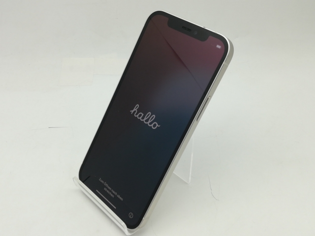 【中古】Apple 国内版 【SIMフリー】 iPhone 12 128GB ホワイト MGHV3J/A【広島】保証期間１ヶ月【ランクC】_1