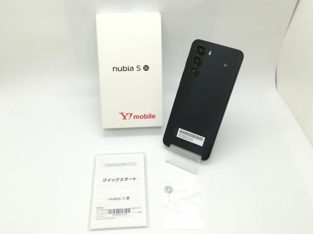 新品未使用 nubia S 5G Y!mobile ブラック 新品・未使用 nubia S