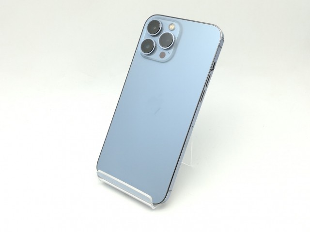 【中古】【赤ロム保証あり】Apple au 【SIMフリー】 iPhone 13 Pro Max 512GB シエラブルー MLJX3J/A【広島】保証期間１ヶ月【ランクB】