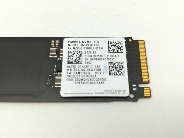 【中古】各社 1TB SSD (M.2 2280/PCIe3.0 NVMe)【アリオ倉敷】保証期間１週間_2