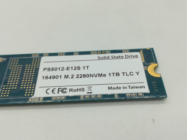 【中古】各社 1TB SSD (M.2 2280/PCIe3.0 NVMe)【広島】保証期間１週間_2