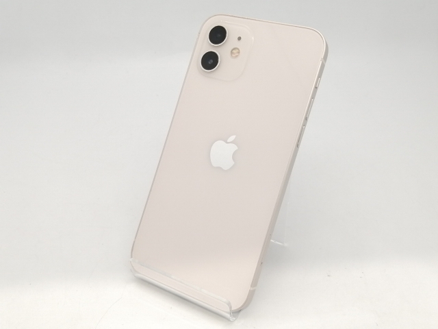 【中古】Apple 国内版 【SIMフリー】 iPhone 12 64GB ホワイト MGHP3J/A【広島本通】保証期間１ヶ月【ランクB】