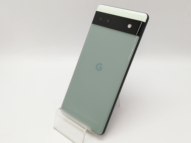 【中古】Google SoftBank 【SIMフリー】 Pixel 6a セージ 6GB 128GB GB17L【アリオ倉敷】保証期間１ヶ月【ランクA】