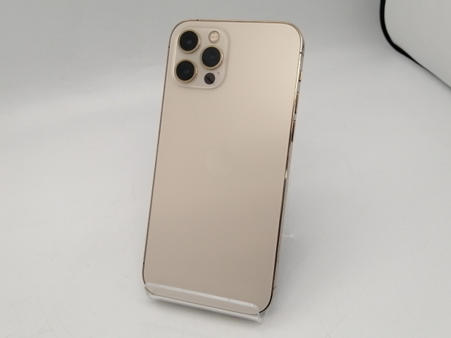 【中古】Apple docomo 【SIMロック解除済み】 iPhone 12 Pro 128GB ゴールド MGM73J/A【広島本通】保証期間１ヶ月【ランクC】