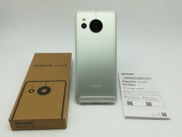 ☆ SHARP AQUOS sense8 SH-M26 ペールグリーン（G） Amazon | AQUOS sense8 SH-M26 G ペールグリーン 6.1型 6GB