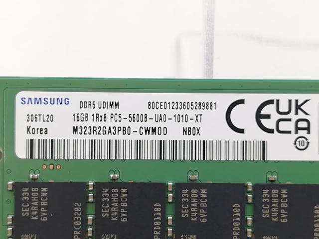 【中古】DDR5 16GB 2枚組（合計32GB） DDR5-5600(PC5-44800)【デスクトップPC用】【ECセンター】保証期間１週間_5