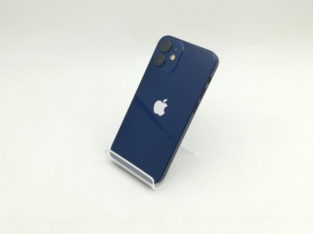 【中古】Apple SoftBank 【SIMロック解除済み】 iPhone 12 mini 128GB ブルー MGDP3J/A【三宮駅前】保証期間１ヶ月【ランクB】