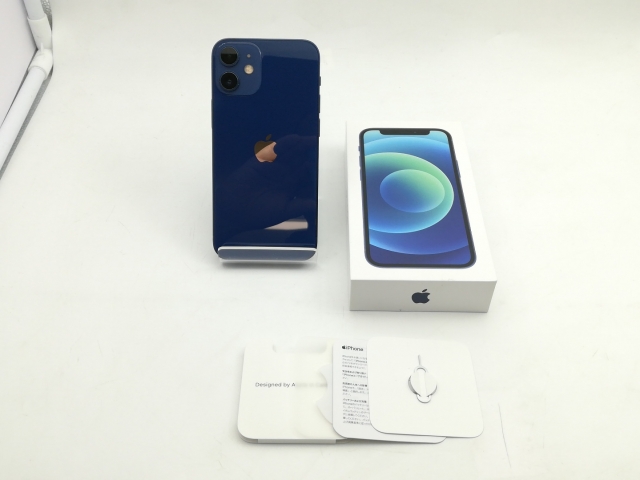 【中古】Apple SoftBank 【SIMロック解除済み】 iPhone 12 mini 128GB ブルー MGDP3J/A【三宮駅前】保証期間１ヶ月【ランクB】_7