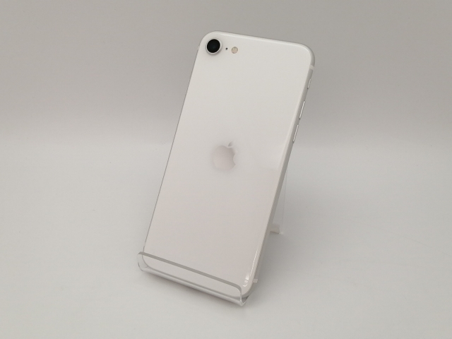 【中古】Apple SoftBank 【SIMロック解除済み】 iPhone SE（第2世代） 128GB ホワイト MHGU3J/A（後期型番）【三宮センター】保証期間１週間【ランクC】