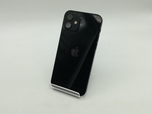 【中古】Apple 国内版 【SIMフリー】 iPhone 12 128GB ブラック MGHU3J/A【広島】保証期間１ヶ月【ランクC】