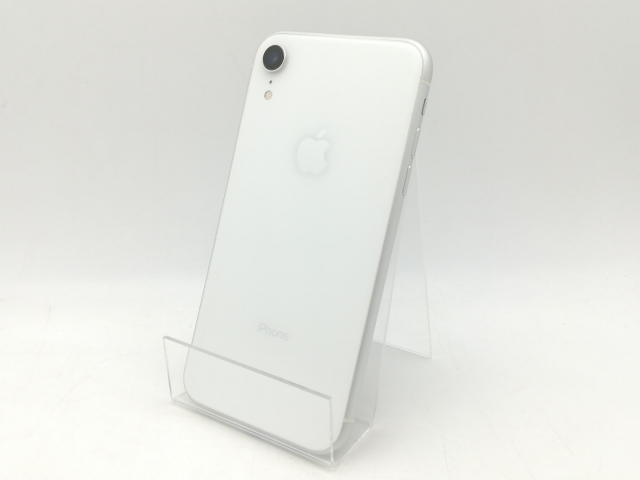 【中古】Apple SoftBank 【SIMロック解除済み】 iPhone XR 64GB ホワイト MT032J/A【神戸】保証期間１ヶ月【ランクC】