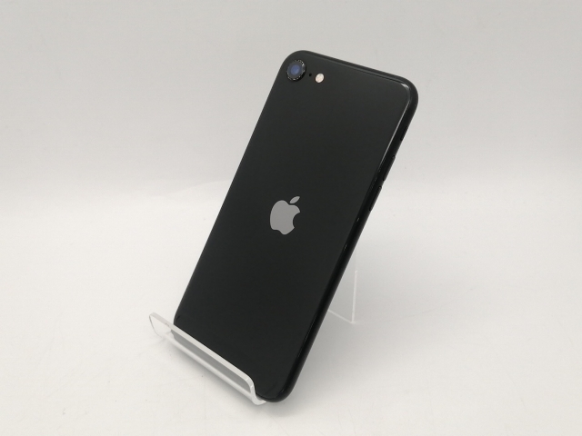 【中古】Apple SoftBank 【SIMロック解除済み】 iPhone SE（第2世代） 64GB ブラック MHGP3J/A（後期型番）【広島本通】保証期間１ヶ月【ランクC】
