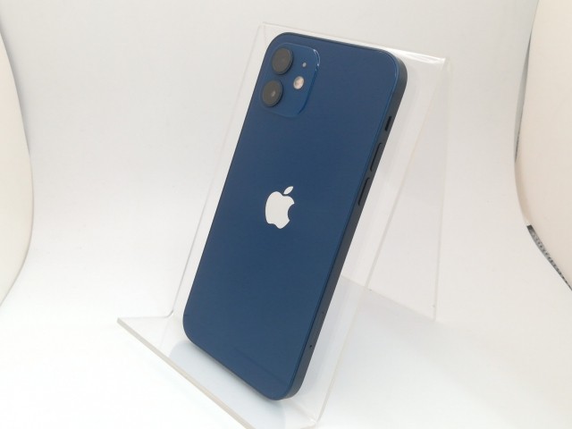 【中古】【赤ロム保証あり】Apple au 【SIMロック解除済み】 iPhone 12 128GB ブルー MGHX3J/A【三宮センター】保証期間１週間【ランクC