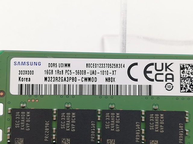 【中古】DDR5 16GB 2枚組（合計32GB） DDR5-5600(PC5-44800)【デスクトップPC用】【ECセンター】保証期間１週間_5