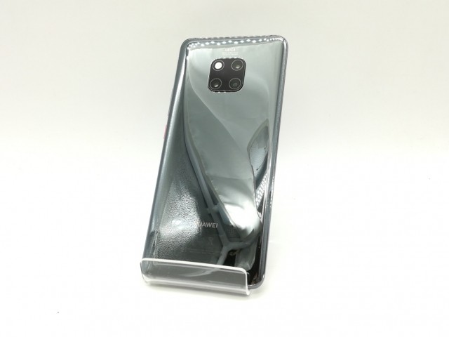 【中古】Huawei SoftBank 【SIMロック解除済み】 HUAWEI Mate 20 Pro LYA-L09 ブラック【OSU301】保証期間１ヶ月【ランクC】