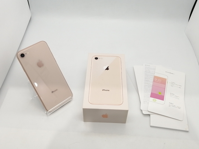 【中古】Apple docomo 【SIMロック解除済み】 iPhone 8 64GB ゴールド MQ7A2J/A【広島本通】保証期間１ヶ月【ランクC】_9